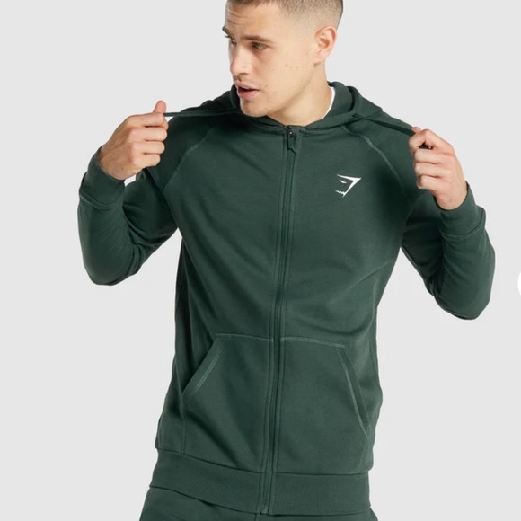 Gymshark Other - GYMSHARK CREST ZIP UP HOODIE